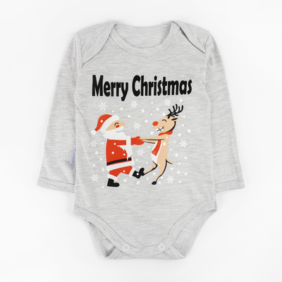 Боді дитячий з куліру Merry Christmas