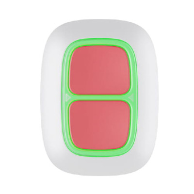 Тривожна кнопка Ajax DoubleButton white EU