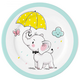 Тарілка Limited Edition RAINY DAY /18 см /обід (C693A-L)