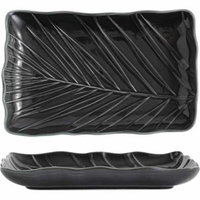 Блюдо Limited Edition LEAF BLACK / 24.5х17 см /прямок. (B010786)