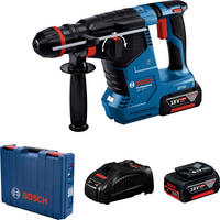 Акумуляторний перфоратор Bosch GBH 187-LI ONE Chuck з 2 акб GBA 18V 5.0Ah (0.611.923.121)