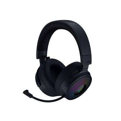 Гарнитура игровая Razer Kraken V4 Pro, mini-jack/USB-A/BT/WL, RGB, чёрный