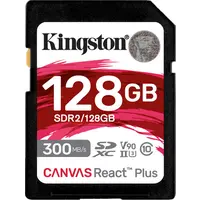 Карта пам'яті Kingston SDXC 128GB Canvas React Plus Class 10 UHS-II U3 V90 (SDR2/128GB)