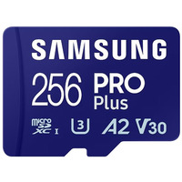 Карта пам'яті Samsung microSD    256GB C10 UHS-I R130MB/s PRO Plus