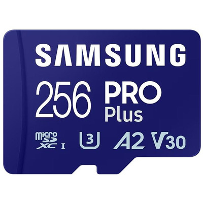 Карта пам'яті Samsung microSD    256GB C10 UHS-I R130MB/s PRO Plus