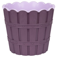 Горщик для квітів VIOLET HOUSE 0982 BAMBOO SMART VIOLET д/квітів з внут. вставкою 1.2 л. (0982 BAMBOO SMART VIOLET 1.2 л.)