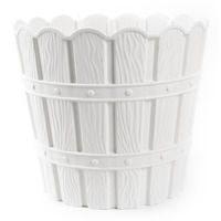 Горщик для квітів VIOLET HOUSE 1052 BAMBOO WHITE д/квітів із дренажем 0.6 л. (1052 BAMBOO WHITE 0.6 л.)