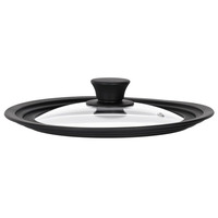 Кришка універсальна Ardesto Black Mars Smart 20/22/24 см, скло, силікон (AR2024UL)