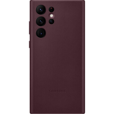Чохол Leather Original Case Samsung S22 Ultra Sand Pink