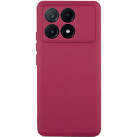 Чохол Original Silicone Case для Xiaomi Poco X6 Pro 5G Bordo