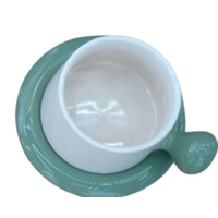 Чашка LED ARADA GREEN з блюдц./ 250 мл в уп. (B060728)