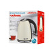 ARDESTO Электрочайник EKL-F340BG 1.7л/2200Вт/strix контроль/нерж. сталь/бежевый
