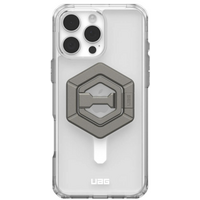 Чохол + магнітне кільце-тримач UAG для Apple iPhone 16 Pro Max, Plyo MagSafe, Ice White/Titanium Stand (1144811BV01)