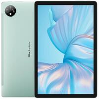 Планшет Blackview Tab 80 8/128GB 4G Dual Sim Green; 10.1" (1280x800) IPS / Unisoc T606 / ОЗУ 8 ГБ / 128 ГБ встроенной + microSD до 1 ТБ / камера 13 Мп + 8 Мп / 4G (LTE) / GPS, GLONASS, BeiDou, Galileo / Wi-Fi, Bluetooth / Android 13.0 / 241 x 156 x 7