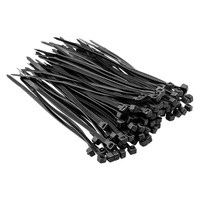 Top Tools Хомуты черные, 2.5x100 мм, 100 шт.