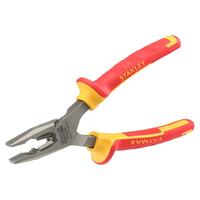 Плоскогубцы электрика MaxSteel VDE 1000V комбинированные длиной 175 мм STANLEY 0-84-001