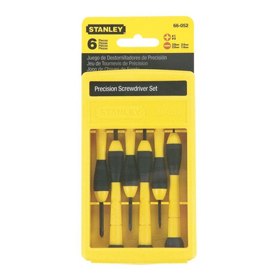 Набор из шести отверток для точной механики INSTRUMENT STANLEY 0-66-052