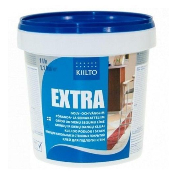 Клей для полов и стен Kiilto Extra 1л.