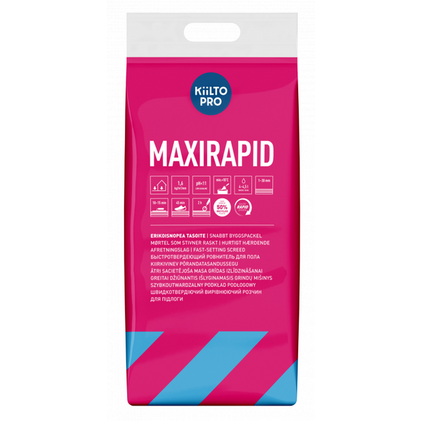 Ремонтна суміш Kiilto Maxirapid levell 20 kg