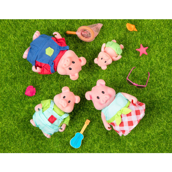 Игровой набор Li'l Woodzeez Семья Поросят 6196