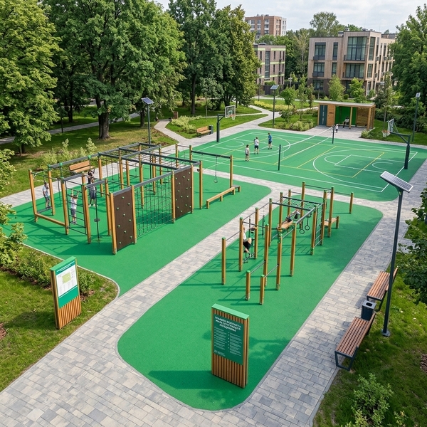 EPDM крошка зеленая