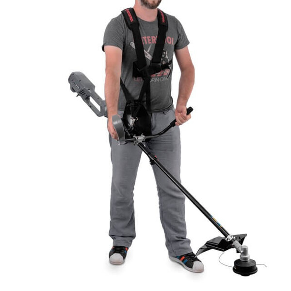 Тример електричний, 1200 Вт, 230 В~50 Гц, 7500 об/хв, плавний пуск, діаметр обертання диска/ліски 255/380 мм,