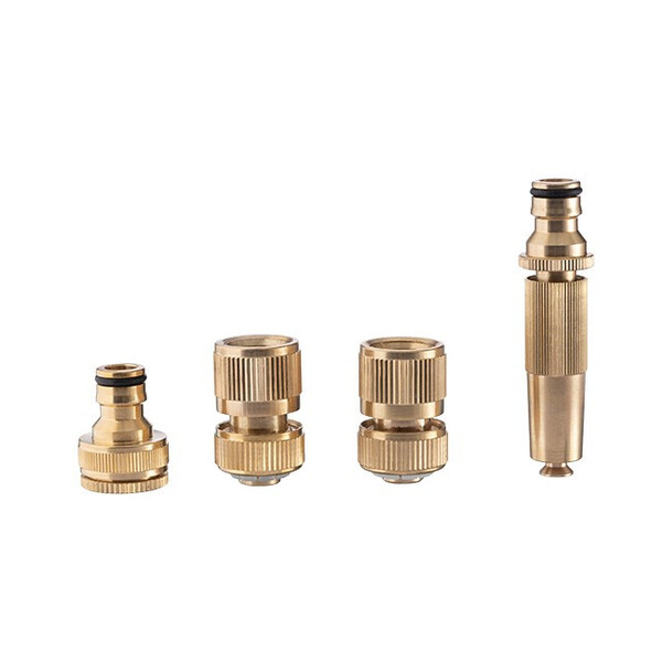 Комплект насадка латунна для поливу 1/2" з коннекторами INTERTOOL GE-1426