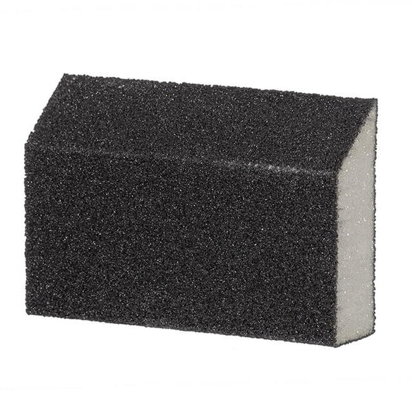 Губка для шліфування трапеція 110 * 75 * 54 * 25 мм, оксид алюмінію К60 INTERTOOL HT-0806