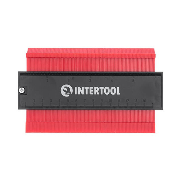 Шаблон для копіювання контуру 150 мм, ABS, з фіксатором INTERTOOL MT-0015