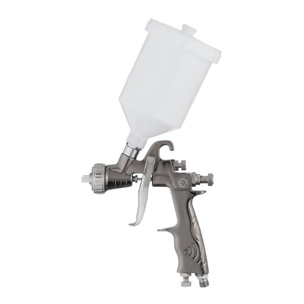 Фарбопульт пневматичний LVLP, форсунка 1.3мм, верхній пластиковий бачок 600мл., 2бар STORM INTERTOOL PT-0138