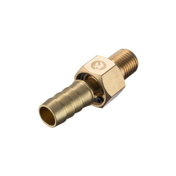 Шарнір поворотний зовнішня різьба 1/4" на шланг 12 мм, латунь STORM INTERTOOL PT-2207