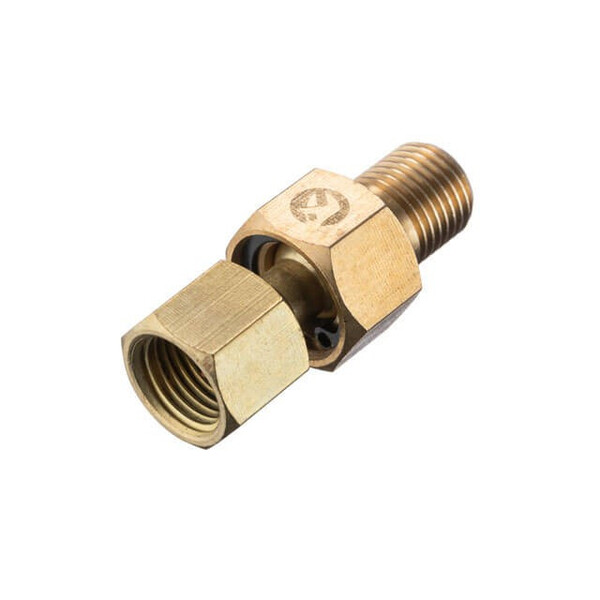 Шарнір поворотний внутрішня різьба 1/4 "- зовнішня різьба 1/4", латунь STORM INTERTOOL PT-2210