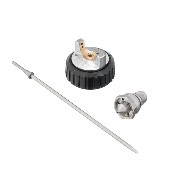 Комплект 1.4мм форсунка, повітряна головка, голка до краскопультів HVLP BLACK M-DIAMOND (PT-0163, PT-0164,