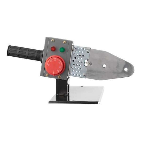 Паяльник для пластикових труб, 850 Вт, 0-300°C, насадки 20, 25, 32, 40, 50, 63 мм, металевий кейс INTERTOOL