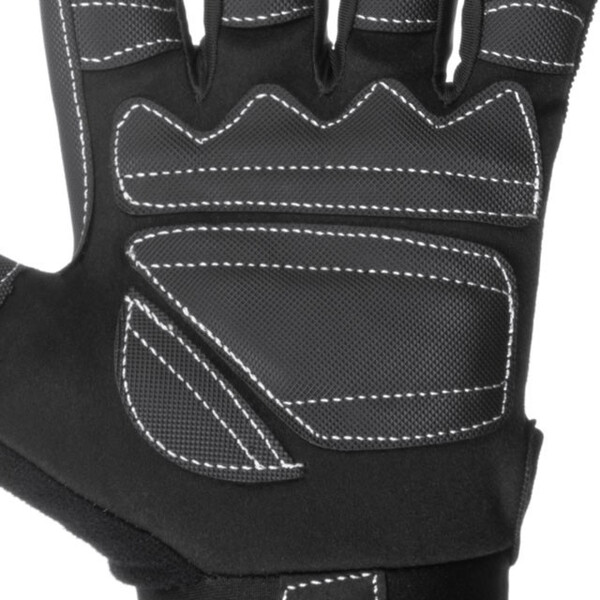 Рукавичка без пальців, екошкіра "amara", захисні вставки на долоні, вставки на тильній стороні долоні з