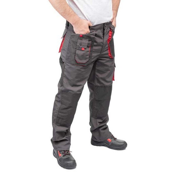 Брюки робочі 80% поліестер, 20% бавовна, щільність 260 г / м2, S INTERTOOL SP-3011