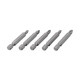 Комплект насадок викруткових PH1, PH2, PZ1, PZ2 1/4 "* 50мм, ACR, S2, уп. 5од., STORM INTERTOOL VT-0205