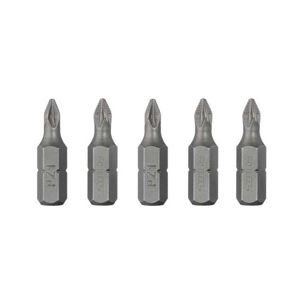 Комплект отверточних насадок PZ1 1/4 "* 25мм, ACR, S2, уп. 5од., STORM INTERTOOL VT-0208
