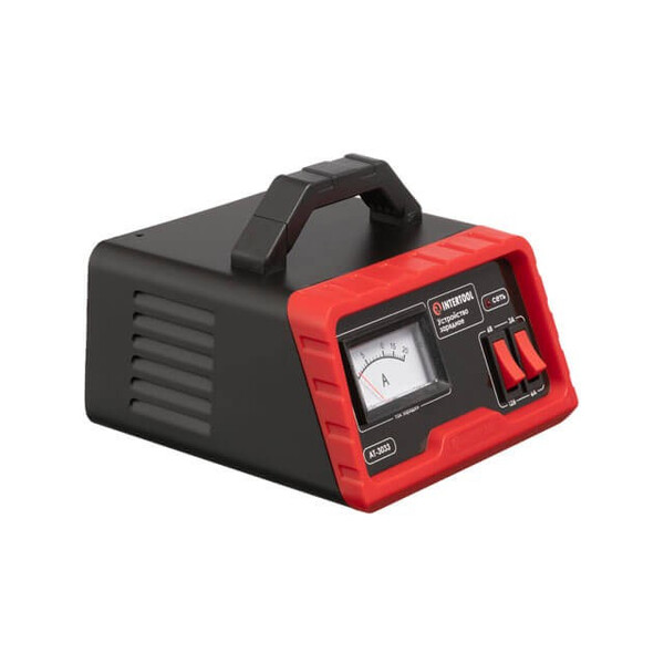 Зарядний пристрій INTERTOOL AT-3033 для акумуляторів 6/12 В, 3/6 А, 4-60 Ач