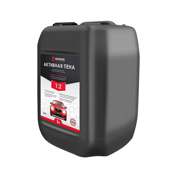 Піна активна 5л, готова до застосування або 1:2, для безконтактного миття апаратом високого тиску INTERTOOL