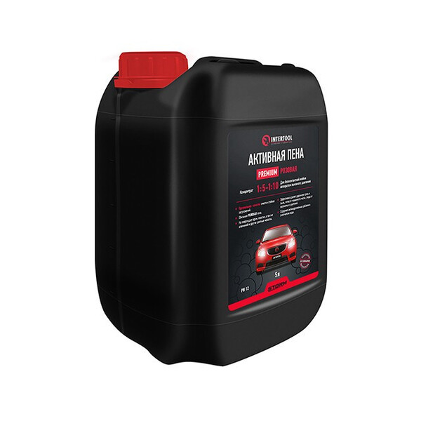 Піна активна PREMIUM 5л, рожева, концентрат 1:5-1:10 для безконтактного миття апаратом високого тиску, STORM