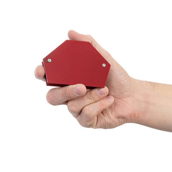 Тримач магнітний для зварювання трапеція, 30°, 45°, 60°, 75°, 90°, 135°, 11 кг, 100×68×14 мм INTERTOOL MW-0001