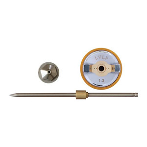 Комплект форсунки 1.3 мм для фарбопульта LVLP PT-0131, PT-0132, PT-0133, PT-0134, PT-0135, PT-0136 (дюза,