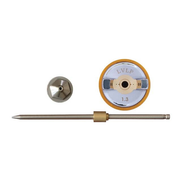 Комплект форсунки 1.3 мм для фарбопульта LVLP PT-0131, PT-0132, PT-0133, PT-0134, PT-0135, PT-0136 (дюза,