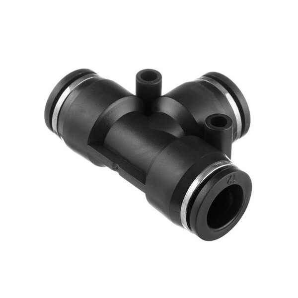 З'єднання цангове Т-подібне для поліуретанових та ін. шлангів 12 мм INTERTOOL PT-2349