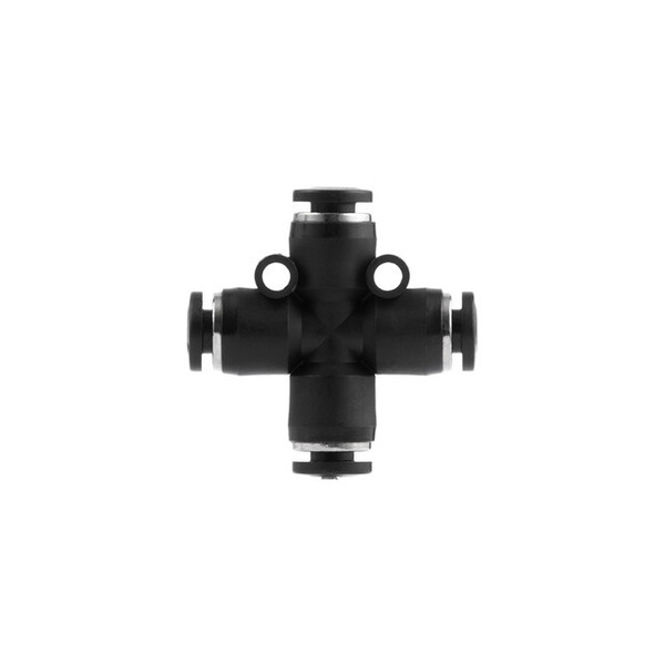 З'єднання цангове Х-подібне для поліуретанових та ін. шлангів 4 мм INTERTOOL PT-2365