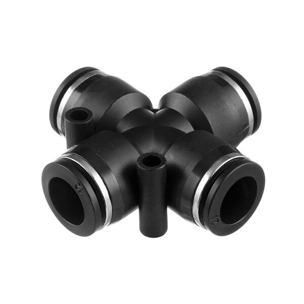 З'єднання цангове Х-подібне для поліуретанових та інших шлангів 12 мм INTERTOOL PT-2369