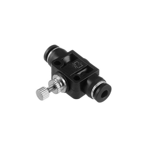 З'єднання цангове пряме з регулятором для поліуретанових та ін. шлангів 4х4мм INTERTOOL PT-2395