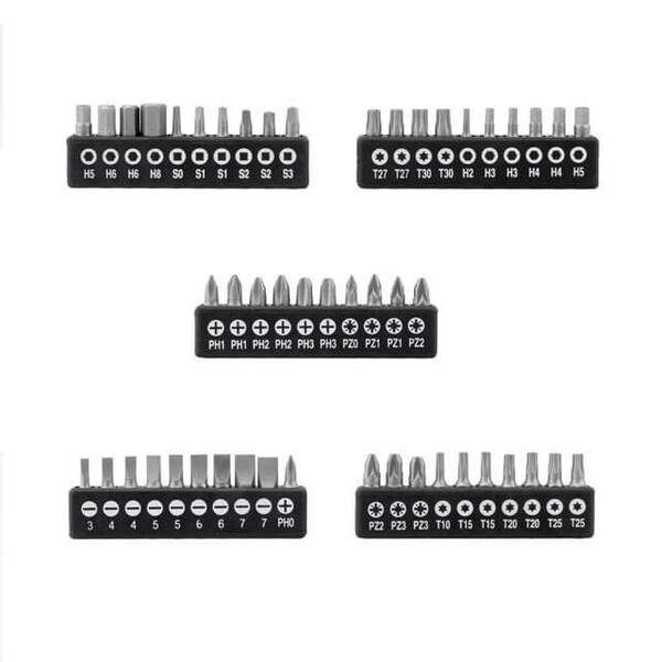 Набір викруток з комплектом насадок 70 од. INTERTOOL VT-3370