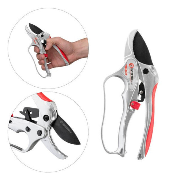 Секатор 200 мм INTERTOOL FT-1006